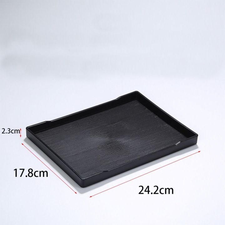 1%20Pcs%20Easy%20To%20Use%20Black%20Large%20Plastic%20Tray%20Rectangle%20Multi-Purpose%20Decorative%20Tray%20Plastic%20Bed%20Table%20Tray%20Kitchen%20-%20Image%204