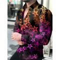Luxury Fashion Men Shirts Oversized Casual Shirt love Print Long Sleeve Tops Men's Clothing Party Cardigan Blouses High Quality. 
