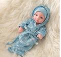 Yfashion 10 Inch ulation Doll Durable Vinyl Reborn Doll Baby oy Height:Closed-eye irl. 