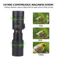 Outdoor 300X40 Zoom Len Spin Monoculars Professional Long Range Telescope Mobile Phone Photo Binoculars.