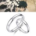 Anime Jujutsu Kaisen Ring Yuta Okkotsu Metal Adjustable Couple Rings Fashion Cosplay Accessory Gifts. 