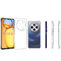 Xiaomi Redmi 14C Premium Silicone Case Crystal Clear Soft TPU Ultra-Thin Transparent Flexible Protective Mobile Phone Back Cover.
