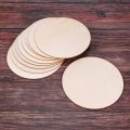 10PCS Natural Wood Pieces Slice Round Unfinished Wooden Discs for Crafts Centerpieces DIY Christmas Ornaments 5.9inch. 