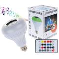 Smart Led Remote Control Bluetooth Speaker Music Bulb - AC 220V, RGB remote control Bluetooth music bulb lamp, Led Music Bulb With Bluetooth Speaker - Pin System 110 Ratings. 