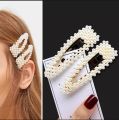 Pearl Hair Clip for Women 2 Pcs Hair Accessories.