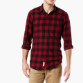 Black & Red Small Check Shirt For Men - Denim Shirt For Men - Shirt For Men - Shirt. 