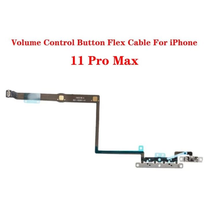 Power%20Volume%20Switch%20On%20Off%20Flex%20Cable%20with%20Metal%20Bracket%20Assembly%20For%20iPhone%2011%20Pro%20Max%20-%20Image%203