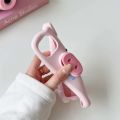 Cute Pig Nose Stand Case For iPhone 15 14 13 12 11 XS XR Pro Max Mini 7 8 Plus Se Soft Silicone Shockproof Cover Skin. 
