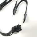 6Pin SATA GPU IDE Power Supply Cable for Tt Thermaltake TR2 RX500 RX-500 RX-500PP Power Module. 