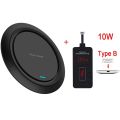 25W Fast Wireless Charger Qi Receiver Kit For Samsung Galaxy S20 S10 S9 S8 Note 10 9 8 USB Charging Pad For iPhone7 6 6s 5s 5.