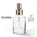 100ml Glass Spray Bottle 3.5oz Empty Fine Mist and Refillable Mister Travel Size Bottle for Cleaning Solutions Essential Oil Sprayer with Nozzle and Cover.