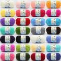 50g/Set Milk Cotton Yarn Fine Quality Hand-Knitting Thread Soft Warm DIY Cotton Threads Baby Wool For Hand Knitting Crochet Yarn.