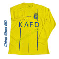 Al Nassr 23-24 Home Jersey Long Sleeve. 