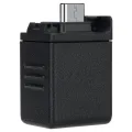 JJC 3.5mm Audio Adapter supports 3.5mm microphone audio input With Type-C Charging Port for DJI OSMO Action4 Camera. 