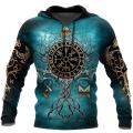 Viking Odin Tattoo 3D Printed Men hoodies Harajuku Fashion Hooded Sweatshirt Autumn Unisex Street hoodie sudadera Streetwear.