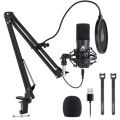 MAONO AU-A04 USB Microphone  Setup, Plug & Play USB Cardioid Podcast Condenser Microphone With Professional Sound Chipset For PC Karaoke, YouTube, Gaming Recording. 