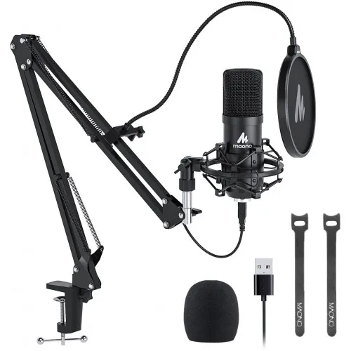 MAONO%20AU-A04%20USB%20Microphone%20%20Setup,%20Plug%20&%20Play%20USB%20Cardioid%20Podcast%20Condenser%20Microphone%20With%20Professional%20Sound%20Chipset%20For%20PC%20Karaoke,%20YouTube,%20Gaming%20Recording%20-%20Image%202