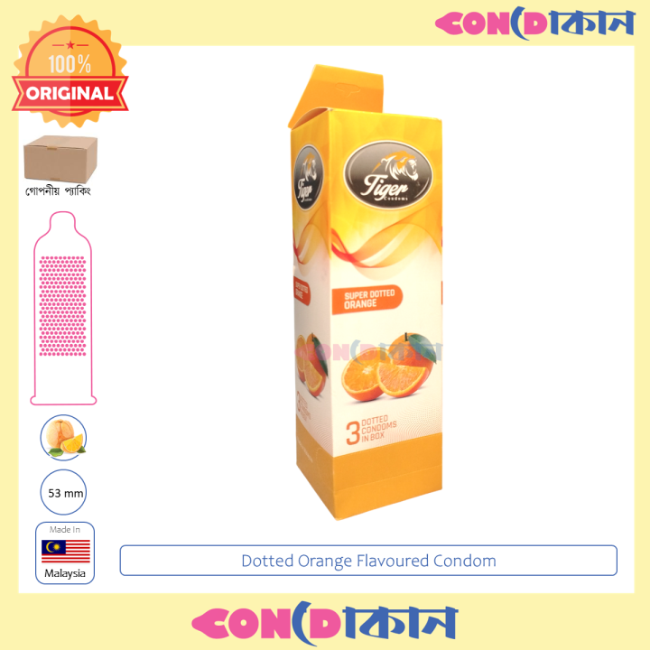 Tiger%20Super%20Dotted%20Orange%20Flavored%20Condoms%201%20Box%20(3Pcs)%20-%20Image%202