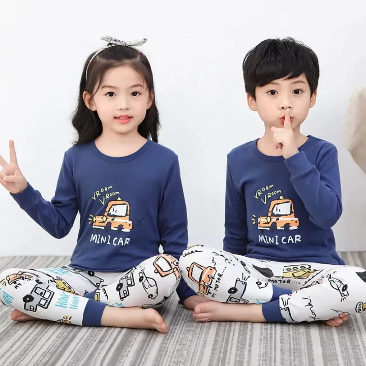 Baby%20Boys%20Girls%20Pajamas%20New%20Autumn%20Long%20Sleeves%20Children's%20Clothing%20Sleepwear%20Cotton%20Pyjamas%20Sets%20For%20Kids%204%206%208%2010%2012%2014%20Years%20-%20Image%205