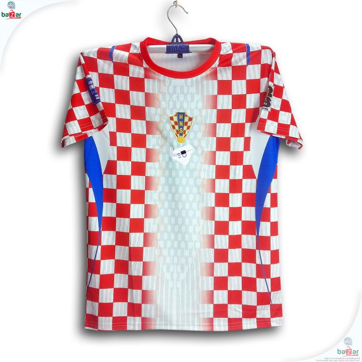 Croatia World Cup Jersey 2026 Thai Premium Football Jersey For Men - Half Sleeve World Cup T Shirt - Croatia Jersey 2026