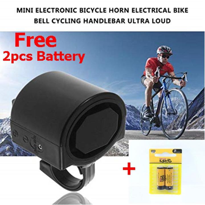 Corne De Vélo Universelle - Support Alliage Aluminium Pour Guidon - Avertisseur Sonore Vélo - Longueur 20.5 Cm