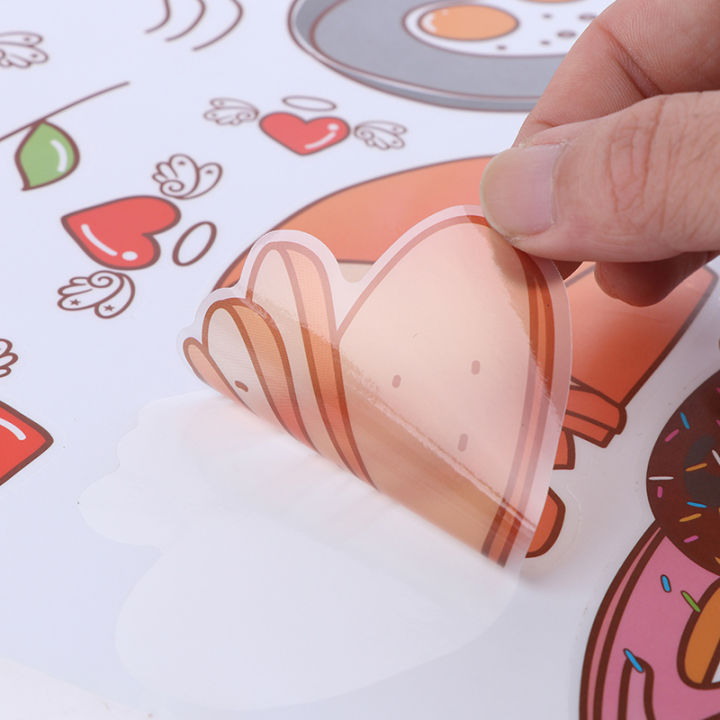 Food%20Pattern%20Wall%20Sticker%20Self%20Adhesive%20Vinyl%20Removable%20Decal%20Kitchen%20Decor%20Home%20-%20Image%203