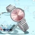 Curren 9081 Stainless Steel Analog Watch For Women. 