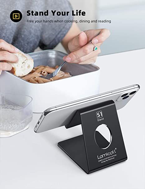 Lamicall%20Cell%20Phone%20Stand,%20Phone%20Dock:%20Cradle,%20Holder,%20Stand%20for%20Office%20Desk%20-%20Black%20-%20Image%203