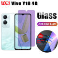 3 in 1 Vivo Y18 4G Shockproof Phone Case for Vivo Y03 Y18E Y28 Y38 Y36 Y27S Anti-blue Ray Tempered Glass and Lens Film.