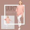 Ladies Solid Color T-Shirt Short Sleeve Crew Neck Top for Women.