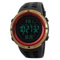 （COD Available)SKMEI 1251 Men Fashionable Outdoor 50m Waterproof Sports Digital Watch with PU Watchband. 