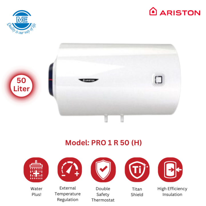 Ariston Electric Water Heater 50 Litre ARISTON 50 Liter Water