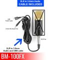 XLR Female To 3.5mm & USB Microphone Cable for BM 100FX, BM100, BM800.