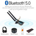 2974Mbps WiFi6 AX200 PCIE WiFi Card Adapter Bluetooth5.2 Dual Band 2.4G/5Ghz 802.11AX Wireless Adapter For Pc Desktop Windows 10.
