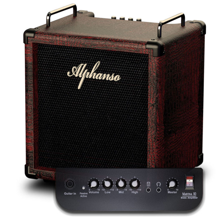 20 watt Alphanso Martina 10 Bass Amplifier 2 Channels (Bass, Mp3 input)