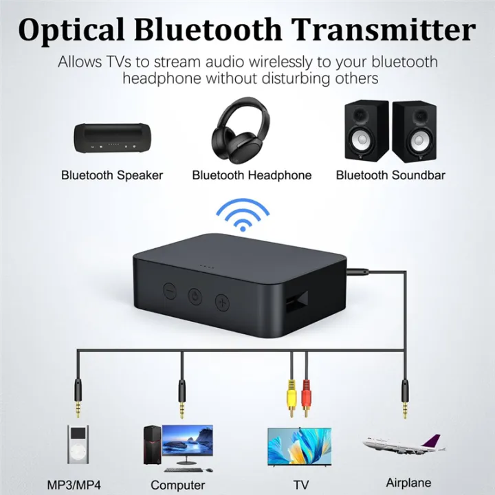Bluetooth%205.0%20Transmitter%20Receiver%20for%20TV%20to%20Headphones%20with%20Volume%20Control,%20Low%20Latency%20Wireless%20Audio%20Adapter%20-%20Image%203