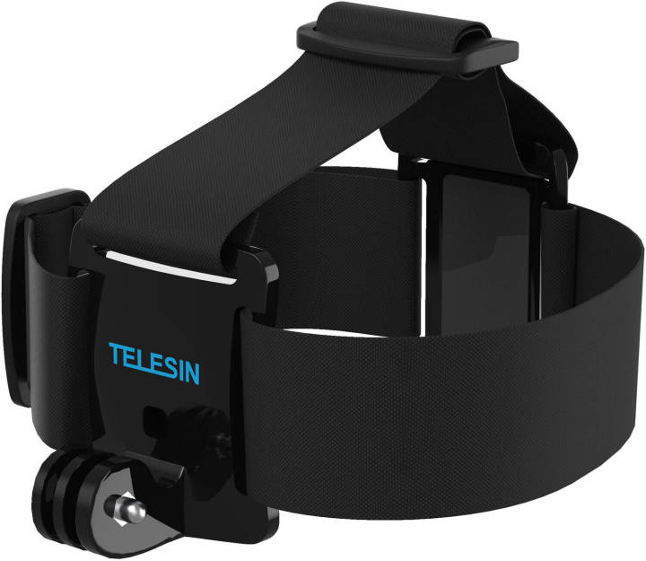 TELESIN Head Strap Mount for GoPro Hero 8 7 6 5 4 2 SJCAM DJI Osmo Action Belt Strip Headband Action Camera Sport Accessories