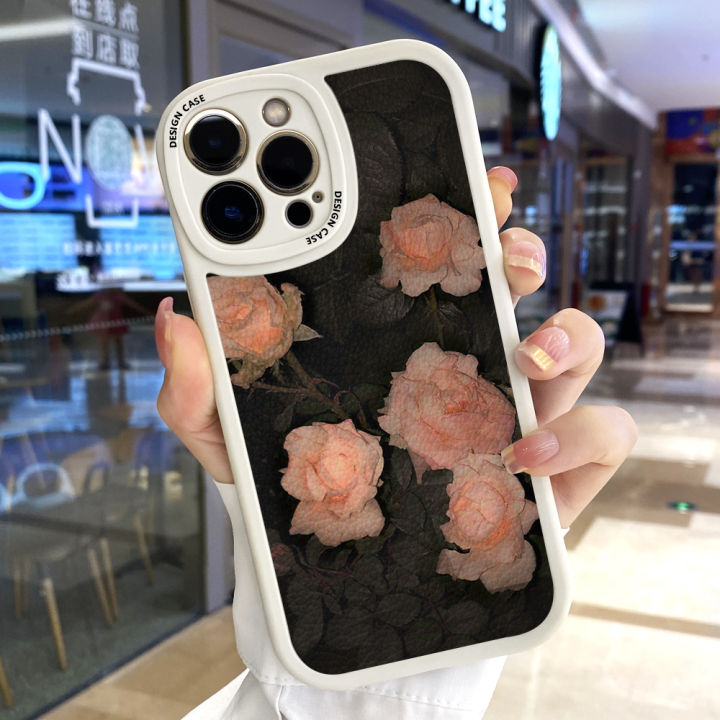 AMORVOR%20for%20Xiaomi%2012%20Lite%205G%20Back%20Cover%20Pink%20Rose%20PU%20Leather%20Case%20Soft%20Silicone%20Edge%20Mobile%20Cover%20-%20Image%209