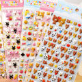 【Daily Deals】 Animal Stereoscopic 3D Bubble Sticker Diary Sticker Decor Stationery Stickers.