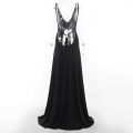 Laxsesu Backless Slip Long Dress Elegant Summer Holiday Style Beachwear Sleeveless Draped V-Neck Slip Maxi Dresses. 