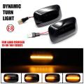 Dynamic LED Flowing Water Turn  Lights Blinker Indicator Car Lamp For Toyota Land Cruiser Landcruiser 70 80 100 Series. 