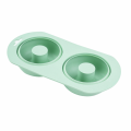 Non-Stick 2-Cavity Doughnut Baking Mold DIY Silicone Silicone Baking Pan Cake Mold Muffins.