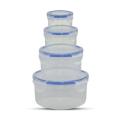 Rfl Flora Cont 4 Pcs Set (80, 180, 400, 800 ML) Trans 918261.