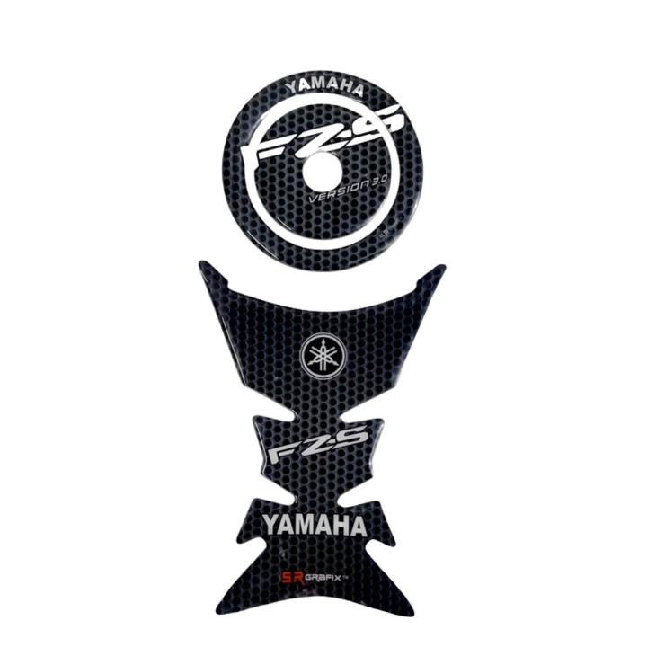 YAMAHA FZ-S Fuel Tank Pad Sticker For Motorcycle. Full Black