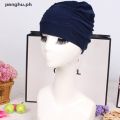 [panghu] Lady long hair swim cap stretch drape bathing cap drape stretch sports swim hat [ph]. 