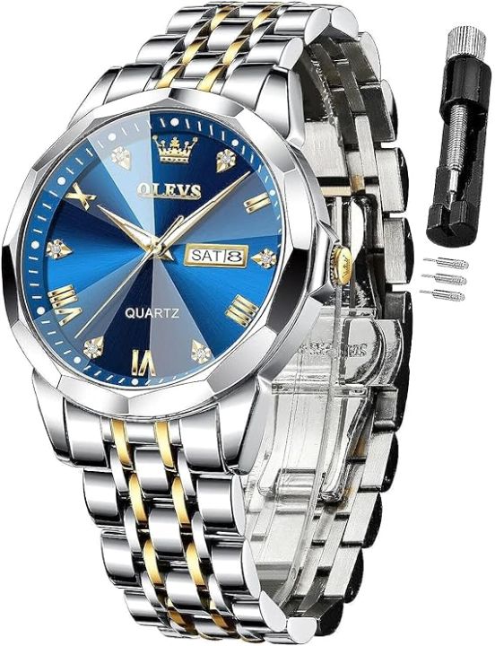 Ol-evs%209931%20Replica%20Stainless%20Steel%20Top%20Brand%20Quartz%20Fashionable%20Wrist%20Couple%20Watch%20For%20Men-Women%20Watch%20For%20Men%20-%20Image%207