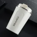 Stainless Steel Vacuum Coffee Cup Office Mug Creative Outdoor Leisure Car Cup Inva Gadget.
