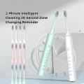 Sonic Electric Toothbrush Rechargeable | IPX7 Waterproof USB Toothbrush with 4 Dupont Brush Heads | Tartar Remover Portable Sonic Cleaner for Personal & Household Dental Care - A5. 