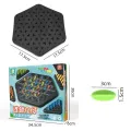 Creativity Chain Triangle Chess Game Chain Triangle Game Interactive Peg Game Puzzle Triangle Chess Triggle Board Game Exercise Thinking Toys Desktop Puzzle Game. 