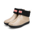Fashion trend mid-rise rain boots ladies anti slip low top waterproof shoes rain boots water boots rain boots women's car wash kitchen rubber shoes.